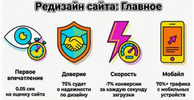 Перенос сайта редизайн сайта