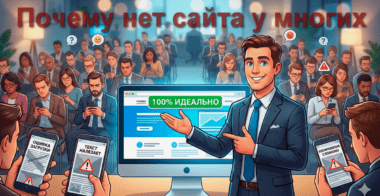 Почему нет сайта у многих